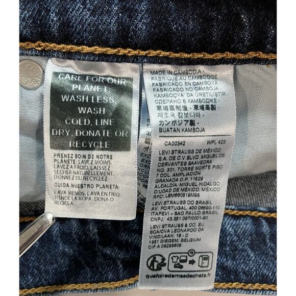 Levi’s 501 Women’s Cut Off Distressed Shorts Waist Size 27 - Picture 7 of 10